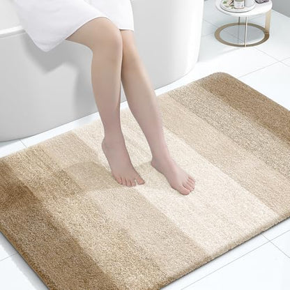 OLANLY Large Bathroom Rugs 60x40, Extra Soft Absorbent Microfiber Bath Rugs