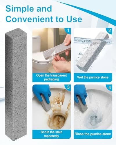 48 PCS Pumice Stone for Cleaning, Pumice Scouring Stick