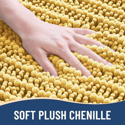 Arotive Bathroom Rugs Mat 40x24, Soft Absorbent Chenille Shaggy Bath Mat