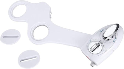 NonElectric Mechanical Bidet Toilet Seat With AdjustableWater Spray Attachment Single Retractable Self Nozzle, Rear and Feminine,Water