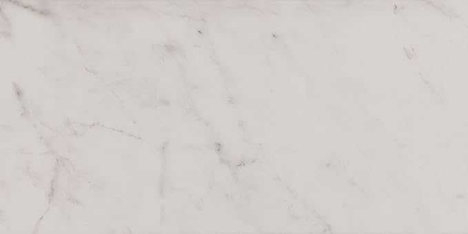 Daltile Costar 12" x 24" Marble Look Porcelain Floor Tile in Matte Calacatta Empire for Kitchen, Bathroom, Living Room Floors