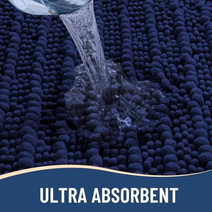 Arotive Round Bathroom Rugs 24x24, Soft Absorbent Chenille Shaggy Bath Mat