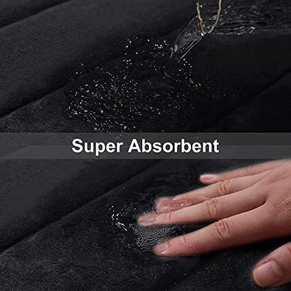 Buganda Memory Foam Bath Mat 59 x 34, Ultra Soft Absorbent Bathroom Rugs