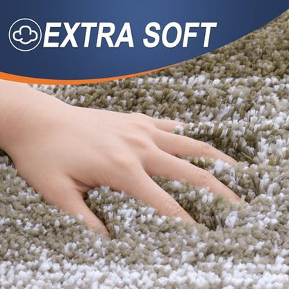 OLANLY Bathroom Runner Rug 47x20, Extra Soft Absorbent Microfiber Bath Rugs