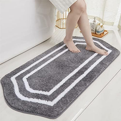 COSY HOMEER Non-Slip Bath Mat Extra Thick Absorbent Plush Washable