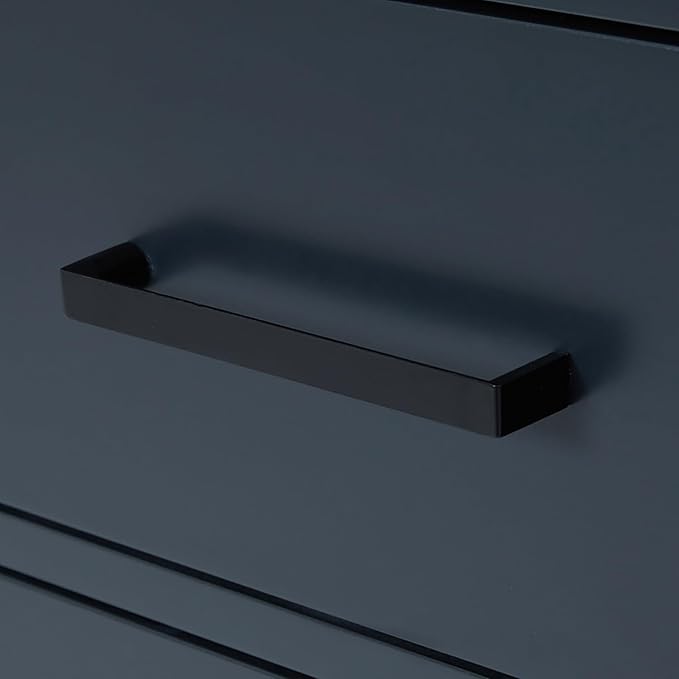 DKB Isabella 66" Midnight Blue Double Bathroom Vanity, 1.5" Carrara Quartz Countertop, Double Rectangular Undermount Sinks, 4 Soft Closing Doors, 6 Dovetail Drawers