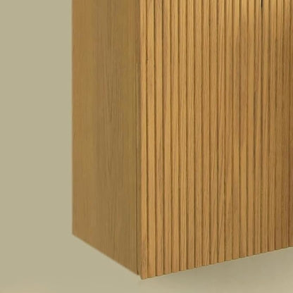 KEIKI Bathroom Wall Cabinet with Soft-Close Doors, Golden Oak | Premium Wood Medicine Cabinet, Narrow Storage Cabinet for Bathroom Kitchen Laundry Room
