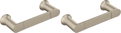 Moen Genta LX Modern Single Kitchen or Bathroom Towel Bar, 6.8-Inch, Brushed Nickel, BH3886BN (Pack of 2)