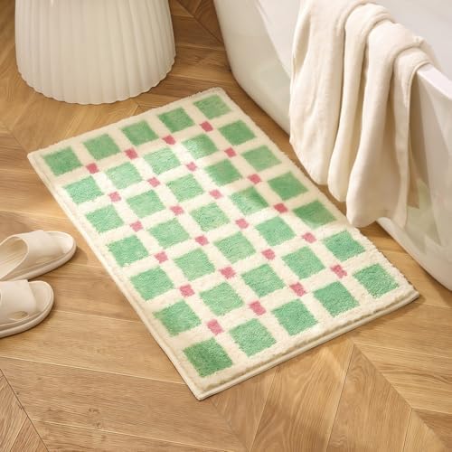 GIB Bathroom Rugs 32"x20", Extra Soft Absorbent Bath Mat for Bathroom Floor