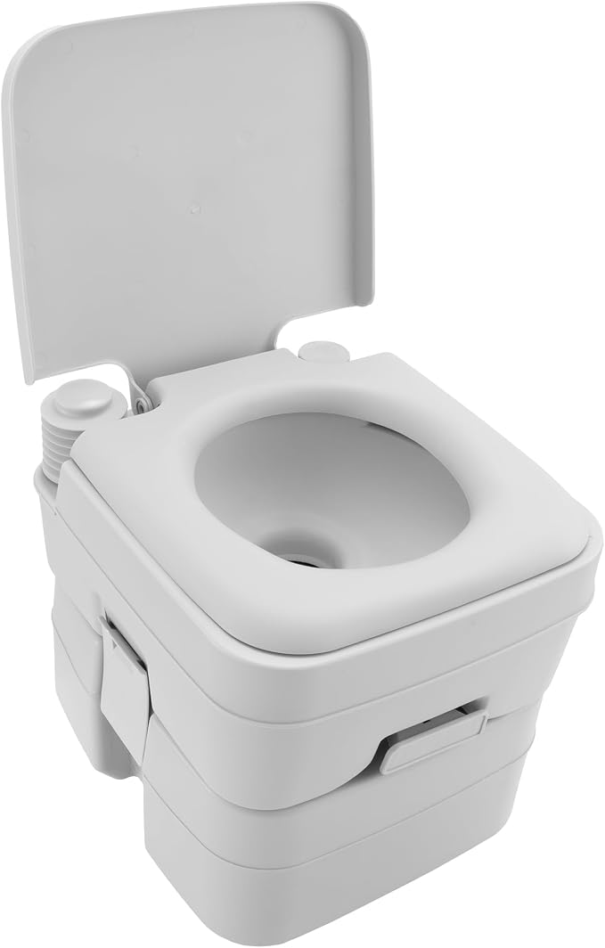 Portable 5 Gallon Gray Toilet