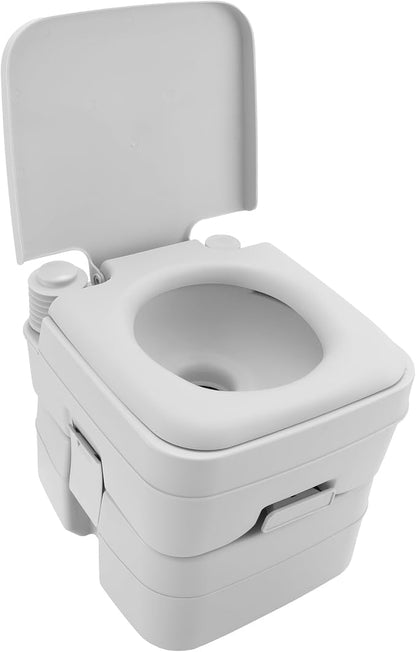 Portable 5 Gallon Gray Toilet
