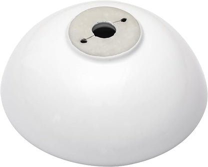 Sarlai Vessel Sink Round - 13"x13" Modern Small Bathroom Sink Round Bowl Above Counter White Porcelain Ceramic Bathroom Vessel Vanity Sink Art Basin