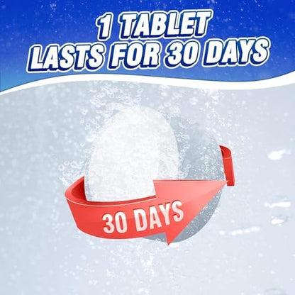 Vacplus Toilet Bowl Cleaner Tablets, 24 Pack, Auto Bleach, Long-Lasting