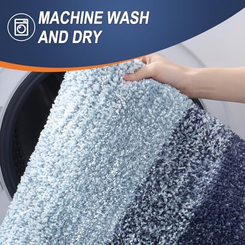 OLANLY Bathroom Rugs Mat 36x24, Extra Soft Absorbent Microfiber Bath Rugs