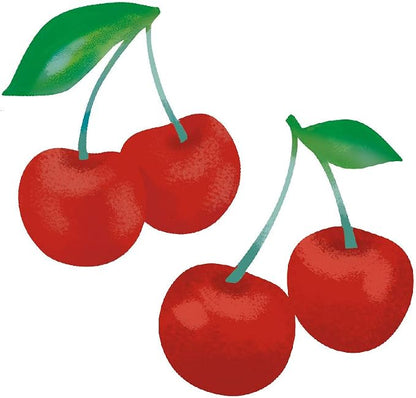 Tempaper Cherry Peel and Stick Wall Decals, red