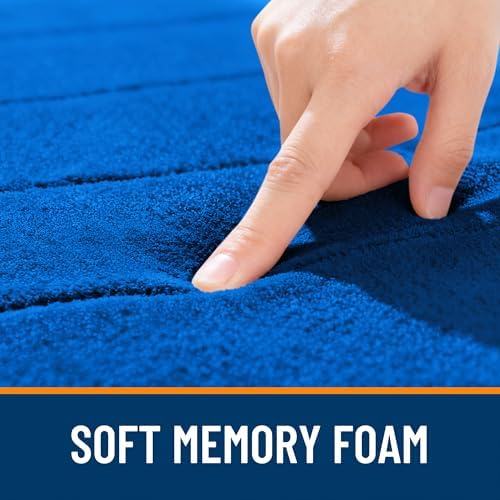 OLANLY Memory Foam Large Bath Mat 40x24, Super Soft Absorbent Bathroom Rugs