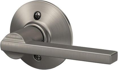 Schlage F170 LAT 619 Latitude Door Lever, One Sided Non-Turning Dummy Door Handle, Satin Nickel