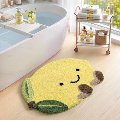 LUMI Cute Bathroom Rug, Absorbent Non Slip Bath Mat, 24"x34.5", Lemmy