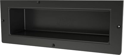 Tile Redi USA Niche Single Recessed Shower Shelf – Black, One Inner Shelf, 16-Inch Width x 6-Inch Height x 4-Inch Depth (RN166S-BI)