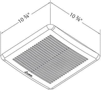 breez Delta BreezGreenBuilder GBR100 100 CFM Exhaust Bath Fan