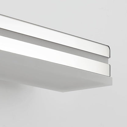 SineRise 40-Inch LED Modern Bathroom Vanity Light Bar, Chrome Modern Acrylic Bathroom Wall Lighting Fixtures Over Mirror (Cool White 6000K)
