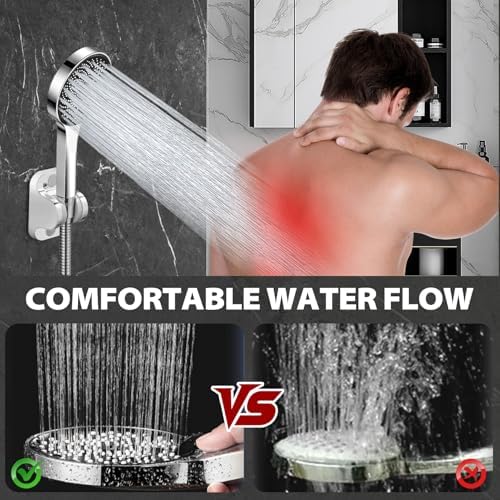 Shower Head,12 ”High Pressure Rainfall Shower Head with Handheld Dual Spray