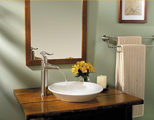 Pfister LG40YP0K Ashfield Single Control Vessel Bathroom Faucet in Brushed Nickel, Water-Efficient Model