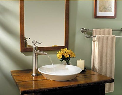 Pfister LG40YP0K Ashfield Single Control Vessel Bathroom Faucet in Brushed Nickel, Water-Efficient Model