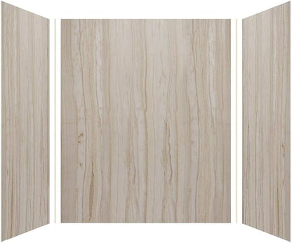 Transolid EWK604872-43 Expressions 3-Panel Shower Wall Kit, 48-in L x 60-in W x 72-in H, Sorento