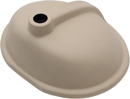 Sarlai Black Undermount Bathroom Sink -18 x15 inch Oval Vessel Sink Under counter Lavatory Sink Black Ceramic Vanity with Overflow, Modern Art Basin, Interior Dimension 16-1/7 x 13 Inch