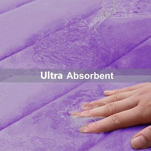 Buganda Memory Foam Bath Mat 60 x 24, Ultra Soft Absorbent Bathroom Rugs