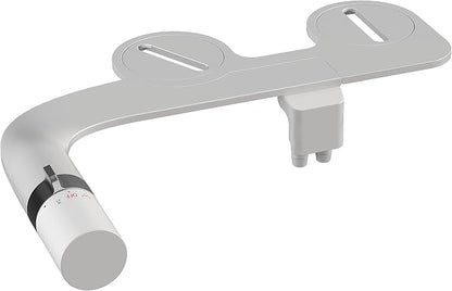 Bidet Attachment for Toilet Seat Water Pressure, Hygienic Bidets Attachment for Existing Toilets - Adjustable Fresh Water Pressure Dual Nozzle (Frontal & Rear Wash) Easy to Install,
