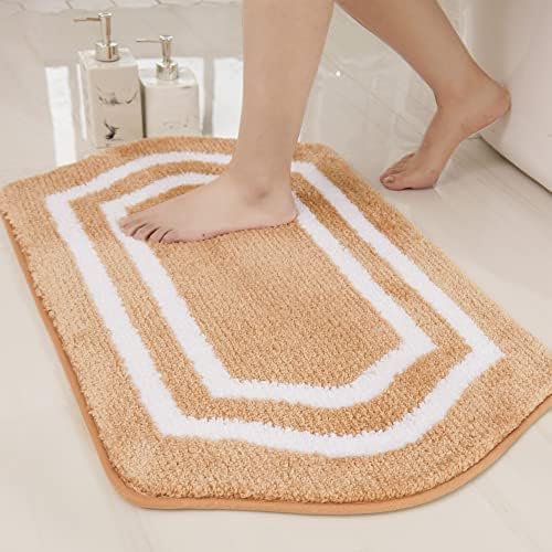 COSY HOMEER Non-Slip Bath Mat Extra Thick Absorbent Plush Washable