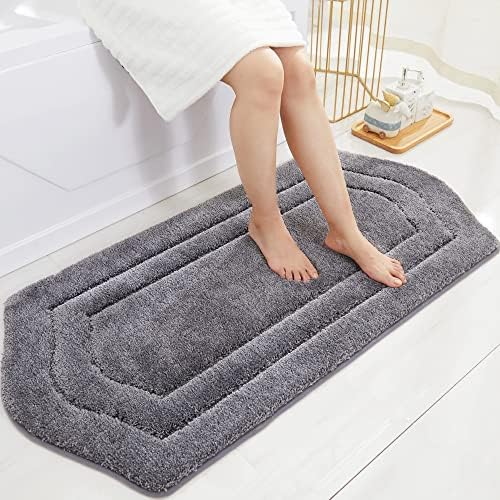 COSY HOMEER Non-Slip Bath Mat Extra Thick Absorbent Plush Washable