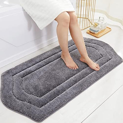 COSY HOMEER Non-Slip Bath Mat Extra Thick Absorbent Plush Washable