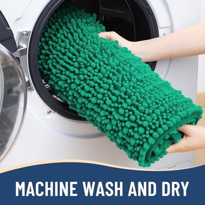 Arotive Bathroom Rugs Mat 36x24, Soft Absorbent Chenille Shaggy Bath Mat
