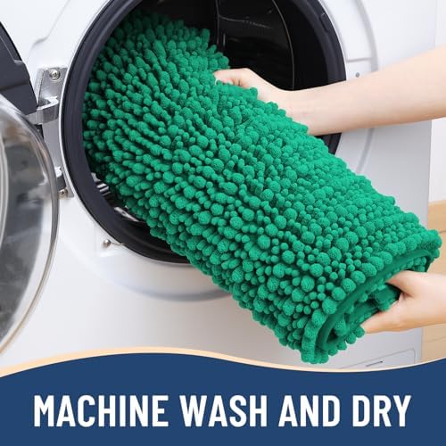 Arotive Bathroom Rugs Mat 30x20, Soft Absorbent Chenille Shaggy Bath Mat