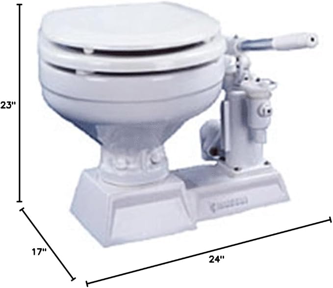 Raritan Hi-Boy Manual Toiletii White Household Bowl