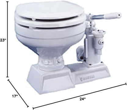 Raritan Hi-Boy Manual Toiletii White Household Bowl