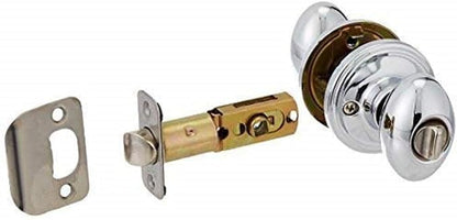Copper Creek EK2030PS Egg Door Knob, Privacy Function, 1 Pack, in Polished Stainless