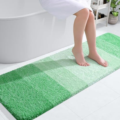 OLANLY Bathroom Runner Rug 59x20, Extra Soft Absorbent Microfiber Bath Rugs