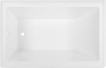 Voltaire 48" x 32" Left-Hand Drain Alcove Bathtub with Apron