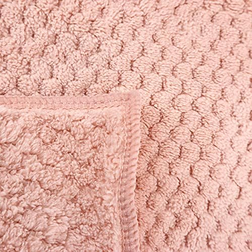 YTYC 39x78 Bath Sheets Set,Towels for Bathroom,Pink,6-Pieces