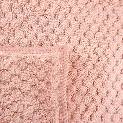 YTYC 39x78 Bath Sheets Set,Towels for Bathroom,Pink,6-Pieces