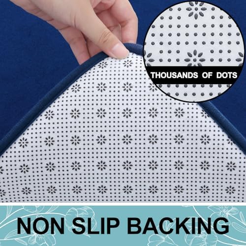 Smiry Memory Foam Bath Mat 34x21, Extra Soft and Absorbent Bathroom Rugs