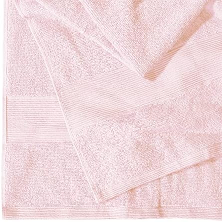 Belizzi Home Premium Cotton Oversized 2 Pack Bath Sheet 35x70-100% Pure Cotton - Ideal for Everyday use - Ultra Soft & Highly Absorbent - Machine Washable - Pink