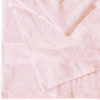 Belizzi Home Premium Cotton Oversized 2 Pack Bath Sheet 35x70-100% Pure Cotton - Ideal for Everyday use - Ultra Soft & Highly Absorbent - Machine Washable - Pink