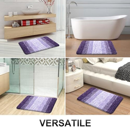 OLANLY Bathroom Runner Rug 59x20, Extra Soft Absorbent Microfiber Bath Rugs