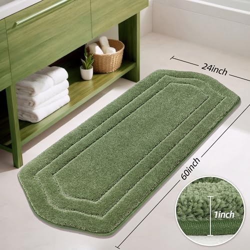 COSY HOMEER Non-Slip Bath Mat Extra Thick Absorbent Plush Washable