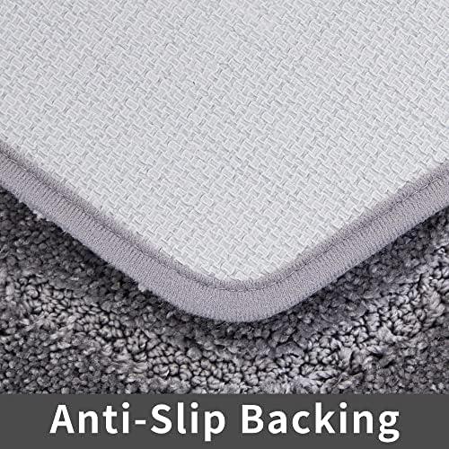 COSY HOMEER Non-Slip Bath Mat Extra Thick Absorbent Plush Washable